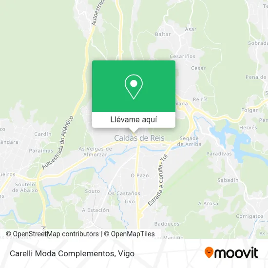 Mapa Carelli Moda Complementos