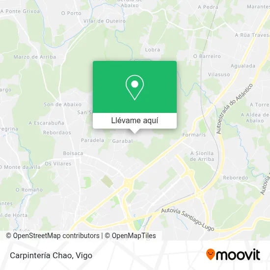 Mapa Carpintería Chao
