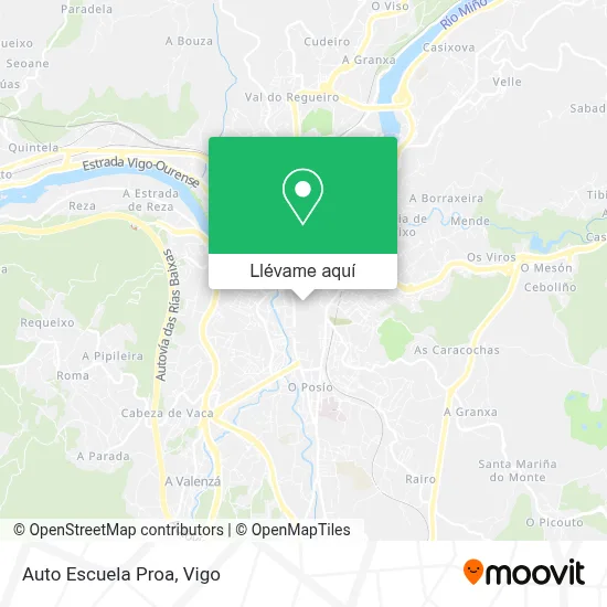 Mapa Auto Escuela Proa