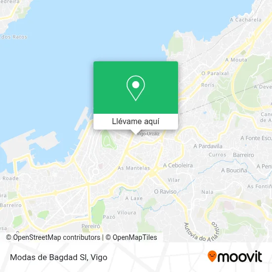 Mapa Modas de Bagdad Sl