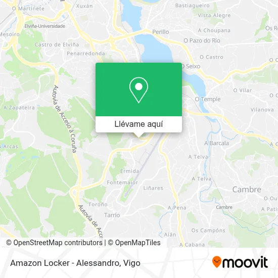Mapa Amazon Locker - Alessandro