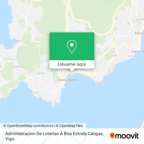 Mapa Administracion De Loterias A Boa Estrela  Cangas