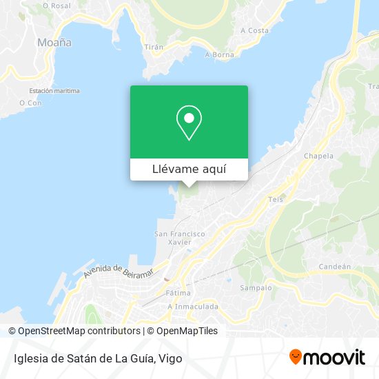 Mapa Iglesia de Satán de La Guía
