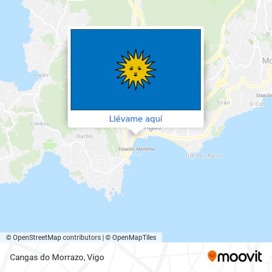 Mapa Cangas do Morrazo