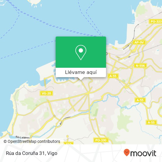 Mapa Rúa da Coruña 31