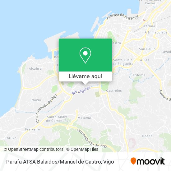 Mapa Parafa ATSA Balaídos / Manuel de Castro