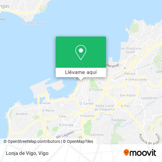 Mapa Lonja de Vigo