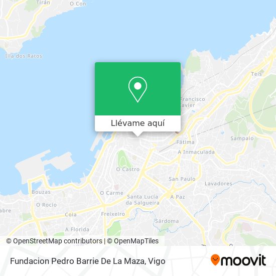 Mapa Fundacion Pedro Barrie De La Maza