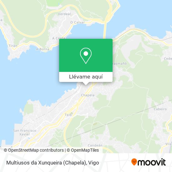 Mapa Multiusos da Xunqueira (Chapela)