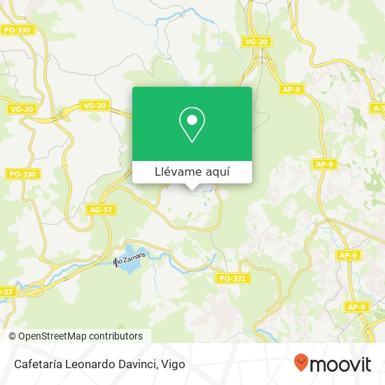 Mapa Cafetaría Leonardo Davinci