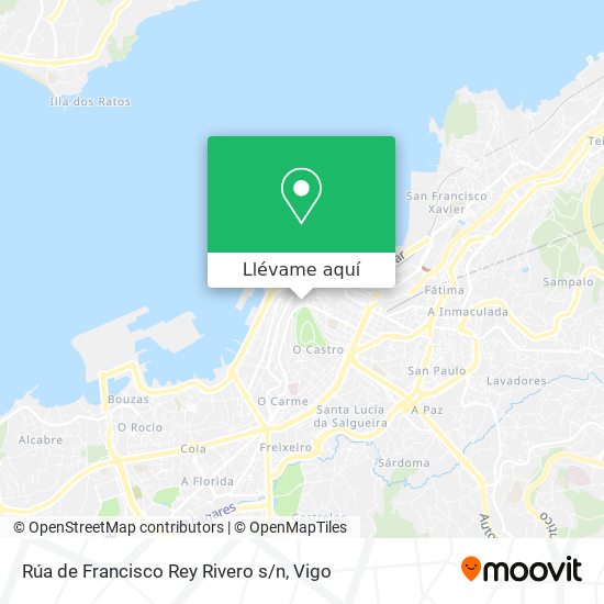 Mapa Rúa de Francisco Rey Rivero s / n