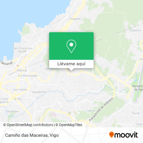 Mapa Camiño das Maceiras