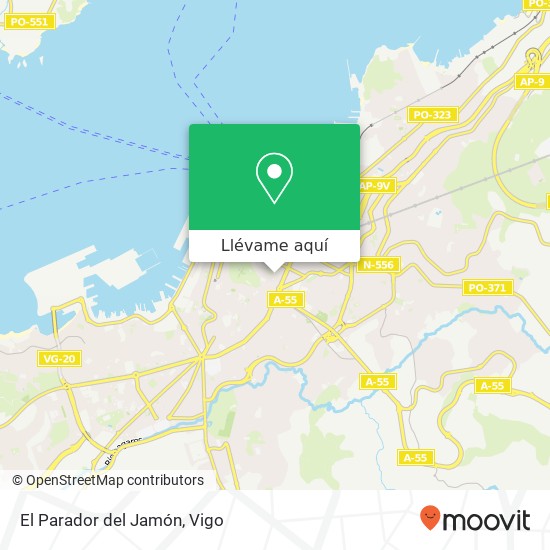 Mapa El Parador del Jamón