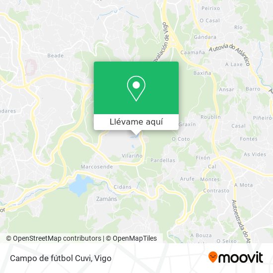 Mapa Campo de fútbol Cuvi