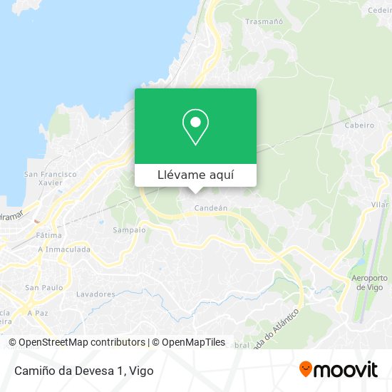 Mapa Camiño da Devesa 1