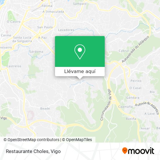 Mapa Restaurante Choles