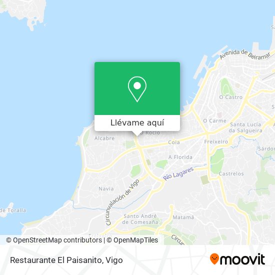 Mapa Restaurante El Paisanito
