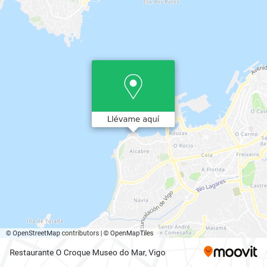 Mapa Restaurante O Croque Museo do Mar