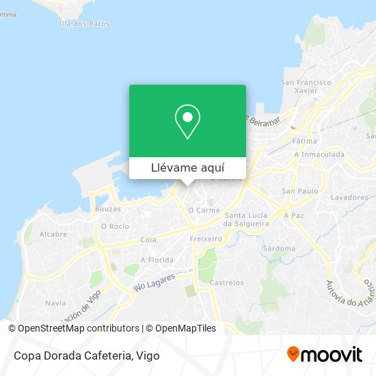 Mapa Copa Dorada Cafeteria