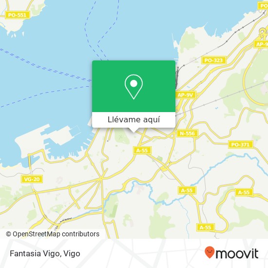 Mapa Fantasia Vigo, Rúa de Bolivia, 2 36203 Casablanca Vigo