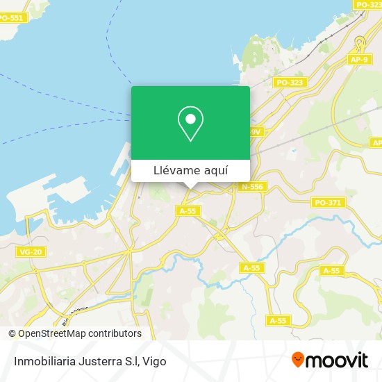 Mapa Inmobiliaria Justerra S.l