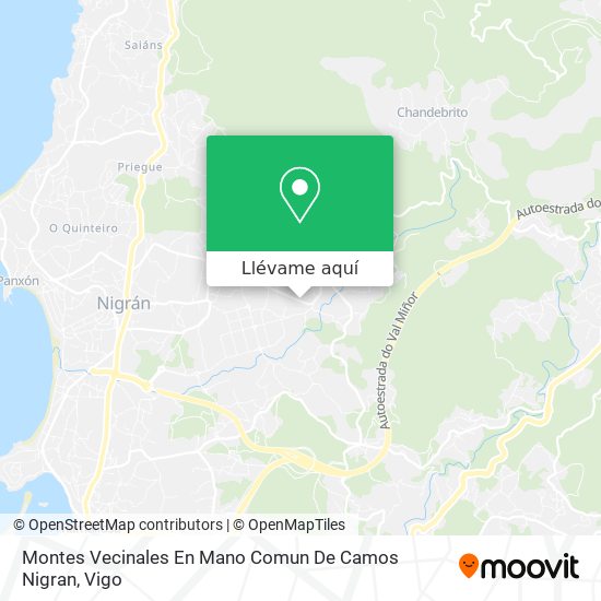 Mapa Montes Vecinales En Mano Comun De Camos Nigran