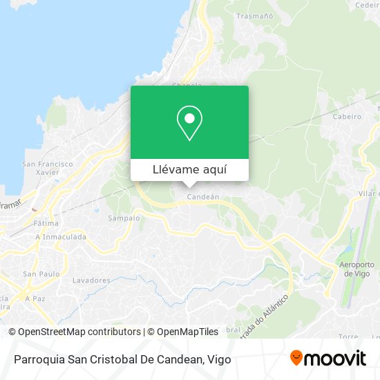 Mapa Parroquia San Cristobal De Candean