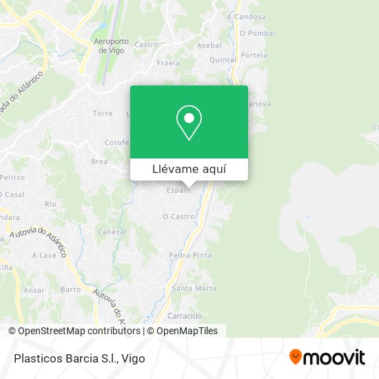 Mapa Plasticos Barcia S.l.