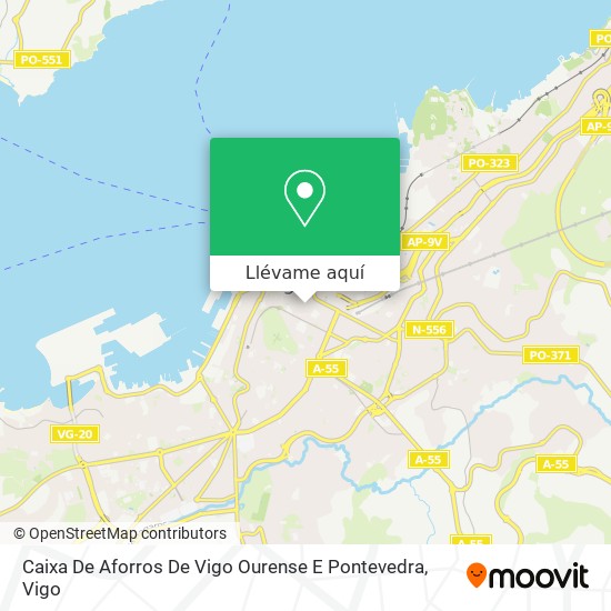 Mapa Caixa De Aforros De Vigo Ourense E Pontevedra