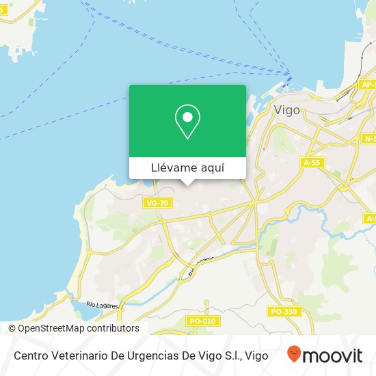 Mapa Centro Veterinario De Urgencias De Vigo S.l.