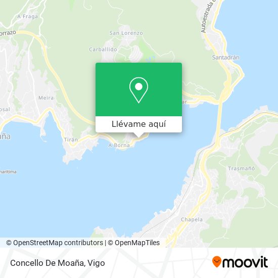 Mapa Concello De Moaña