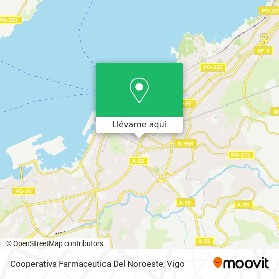 Mapa Cooperativa Farmaceutica Del Noroeste