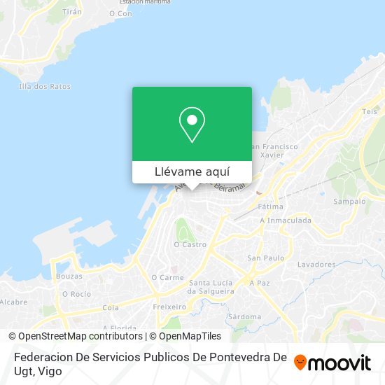 Mapa Federacion De Servicios Publicos De Pontevedra De Ugt