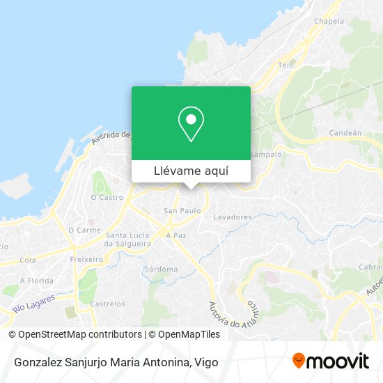 Mapa Gonzalez Sanjurjo Maria Antonina