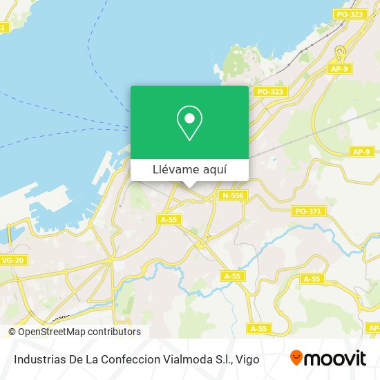 Mapa Industrias De La Confeccion Vialmoda S.l.