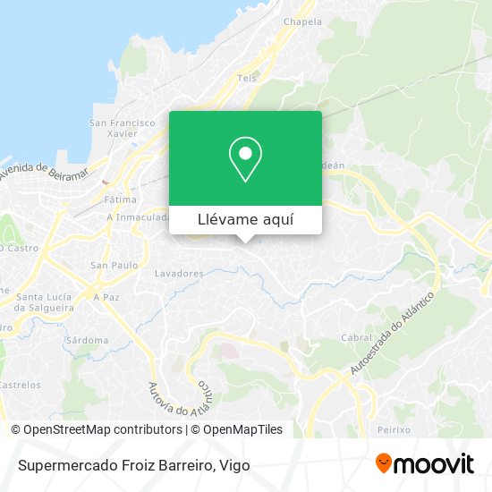 Mapa Supermercado Froiz Barreiro