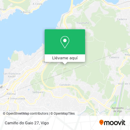 Mapa Camiño do Gaio 27