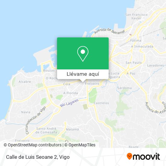Mapa Calle de Luis Seoane 2