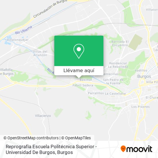 Mapa Reprografía Escuela Politécnica Superior - Universidad De Burgos