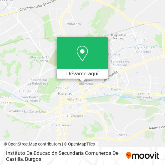 Mapa Instituto De Educación Secundaria Comuneros De Castilla