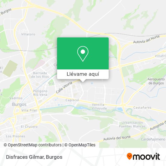 Mapa Disfraces Gilmar
