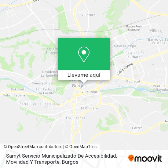 Mapa Samyt Servicio Municipalizado De Accesibilidad, Movilidad Y Transporte