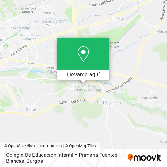 Mapa Colegio De Educación Infantil Y Primaria Fuentes Blancas