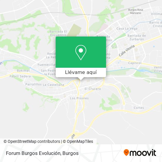 Mapa Forum Burgos Evolución