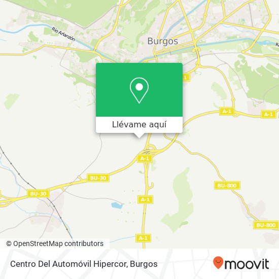 Mapa Centro Del Automóvil Hipercor