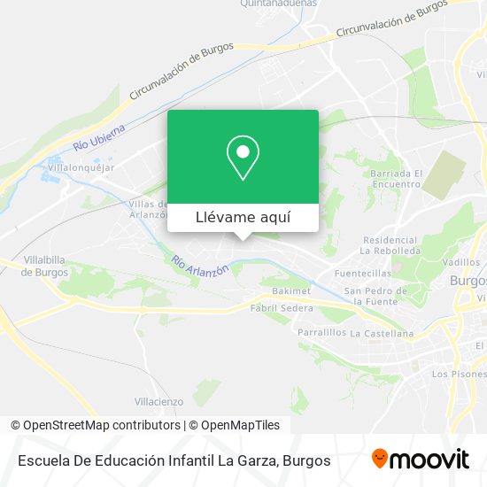 Mapa Escuela De Educación Infantil La Garza