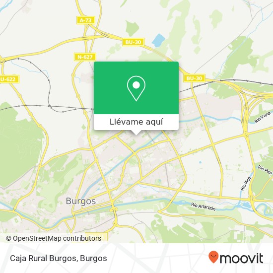 Mapa Caja Rural Burgos