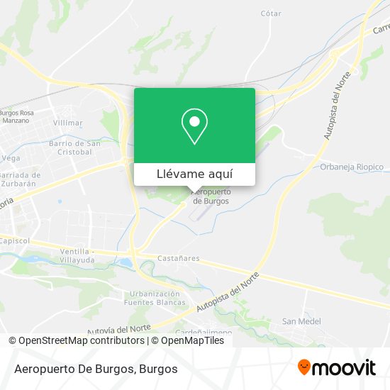 Mapa Aeropuerto De Burgos