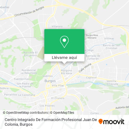 Mapa Centro Integrado De Formación Profesional Juan De Colonia