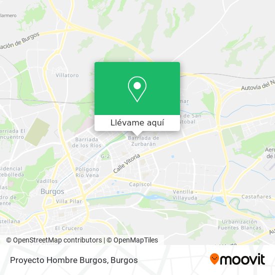 Mapa Proyecto Hombre Burgos